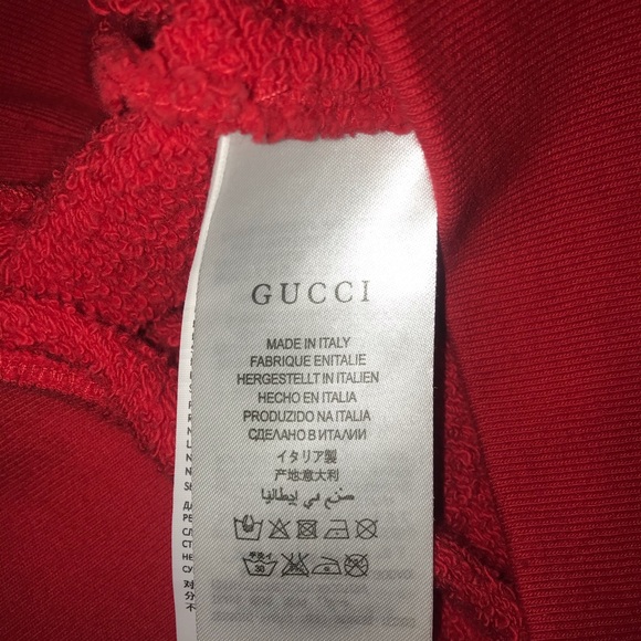 Red Gucci Coco Capitán logo sweatshirt - Picture 4 of 6